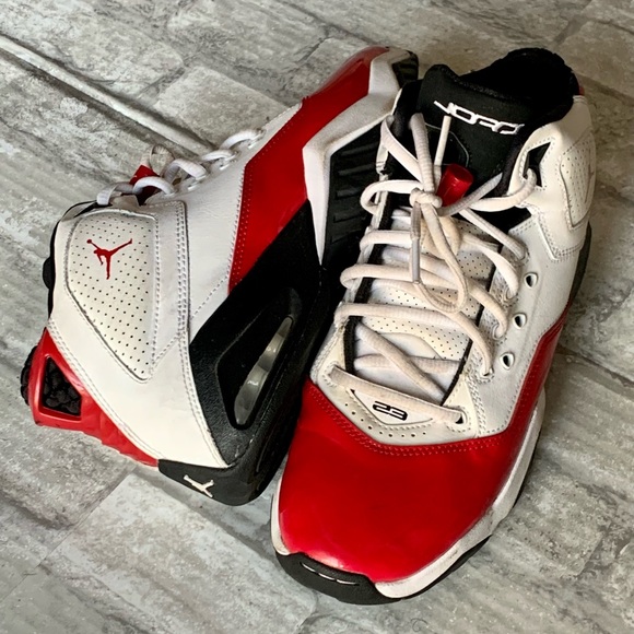 JORDAN B’LOYAL GS ‘WHITE GYM RED’ BOY’S SNEAKERS - Picture 4 of 7